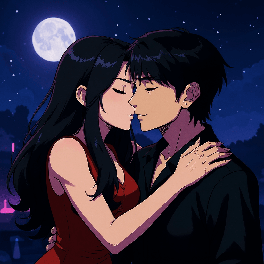 Cyberpunk anime style